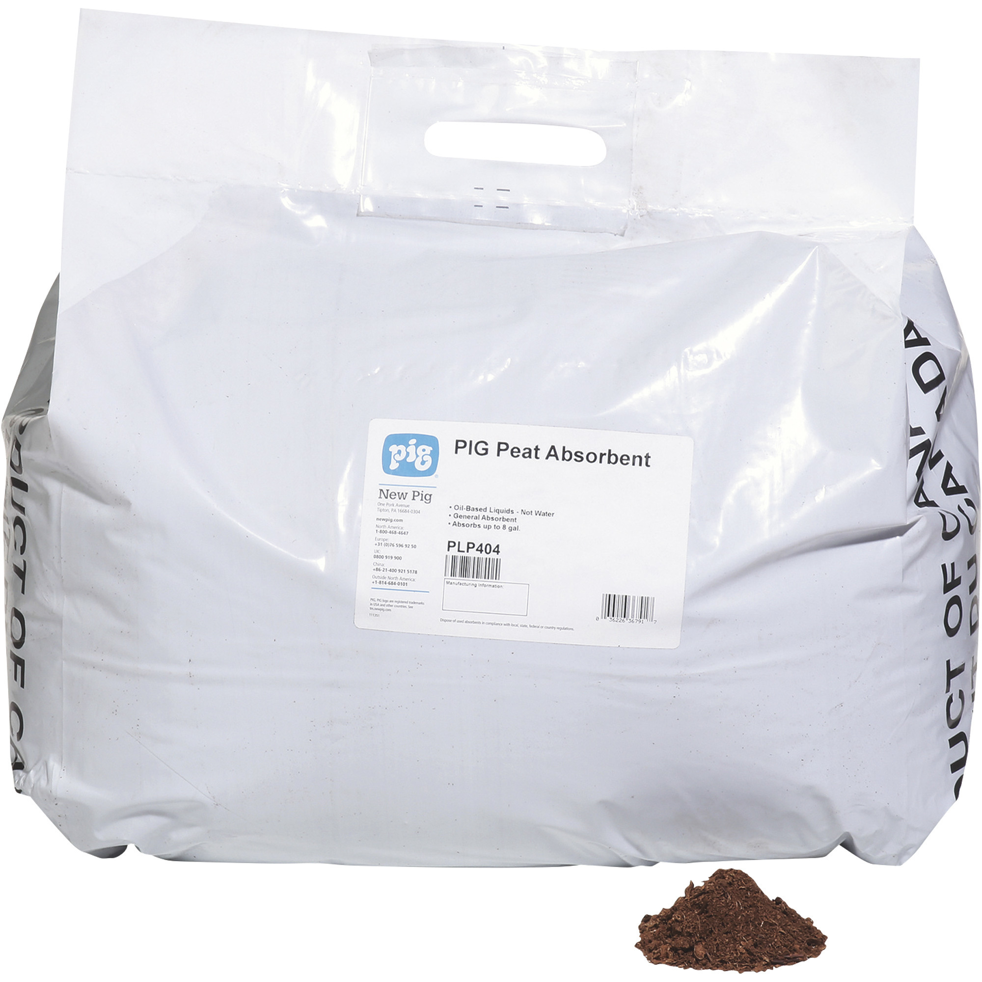 New Pig Loose Peat Absorbent, 11-Lb. Bag, Model# PLP404